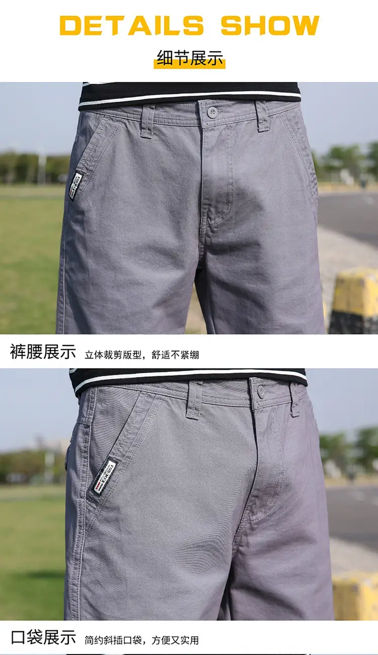 Men Summer Loose Thin Workwear Shorts Cross-border TEMU 17405 — feature 22