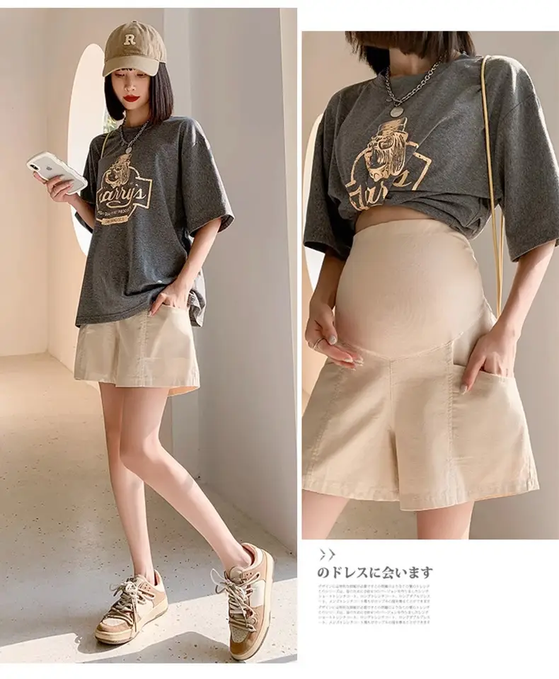 Black High Waist Cotton Shorts for Women Summer — feature 17