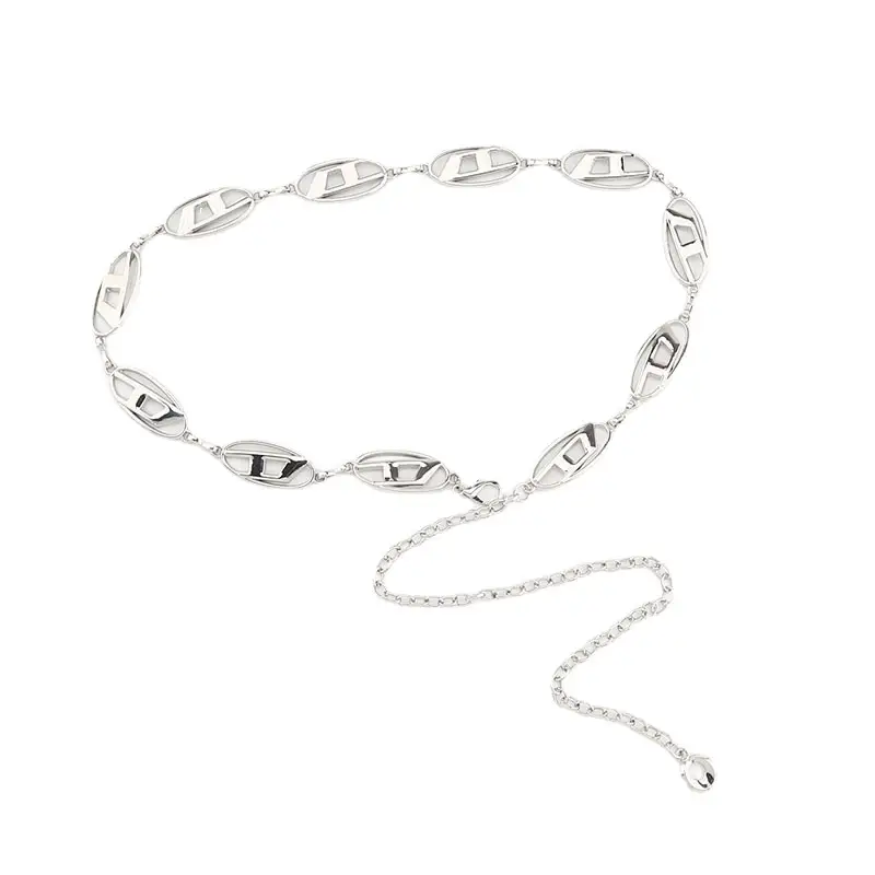 Retro Silver Chain Waist Belt for Men Women - Image 6