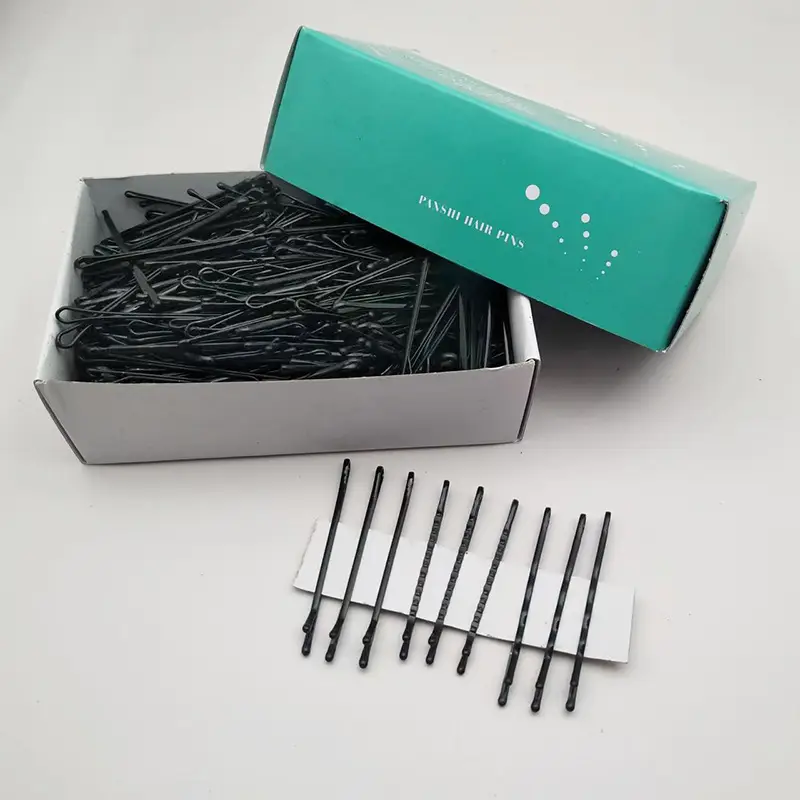 Studio Pan Hair Clips Round Head Small Black Clip Steel Wire Clip Boxed One Word Clip Thick Tight Styling Clip Hair Accessories - Image 7