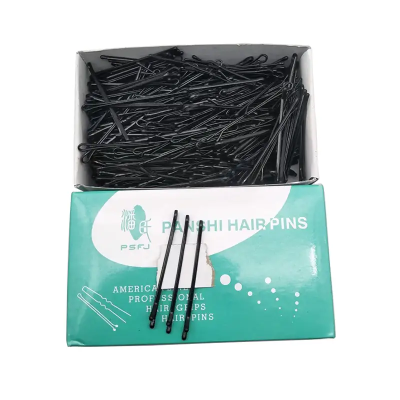 Studio Pan Hair Clips Round Head Small Black Clip Steel Wire Clip Boxed One Word Clip Thick Tight Styling Clip Hair Accessories - Image 8