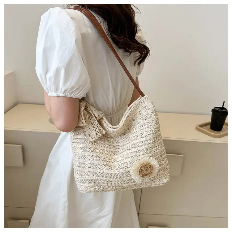 Woven Straw Shoulder Bag 2023 Summer New Arrival — feature 10