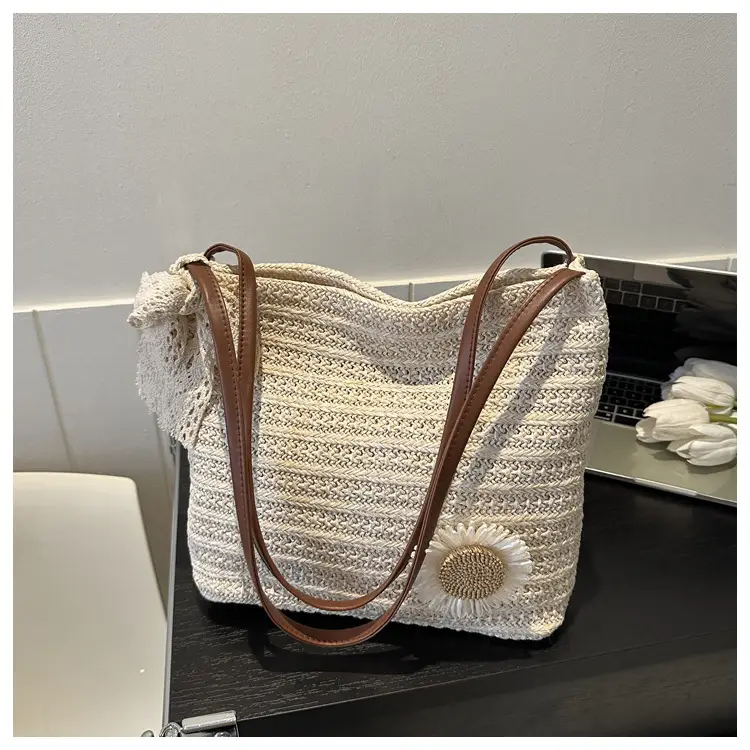 Woven Straw Shoulder Bag 2023 Summer New Arrival — feature 21