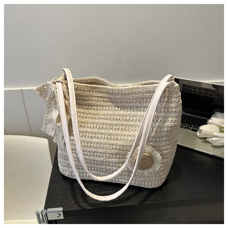 Woven Straw Shoulder Bag 2023 Summer New Arrival — feature 22