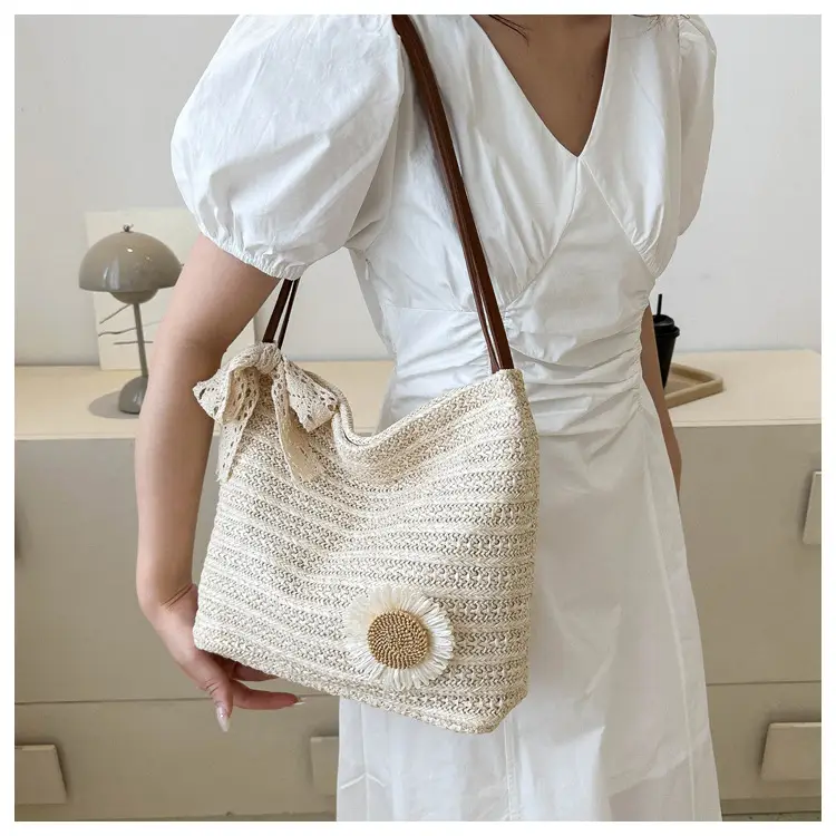 Woven Straw Shoulder Bag 2023 Summer New Arrival — feature 8