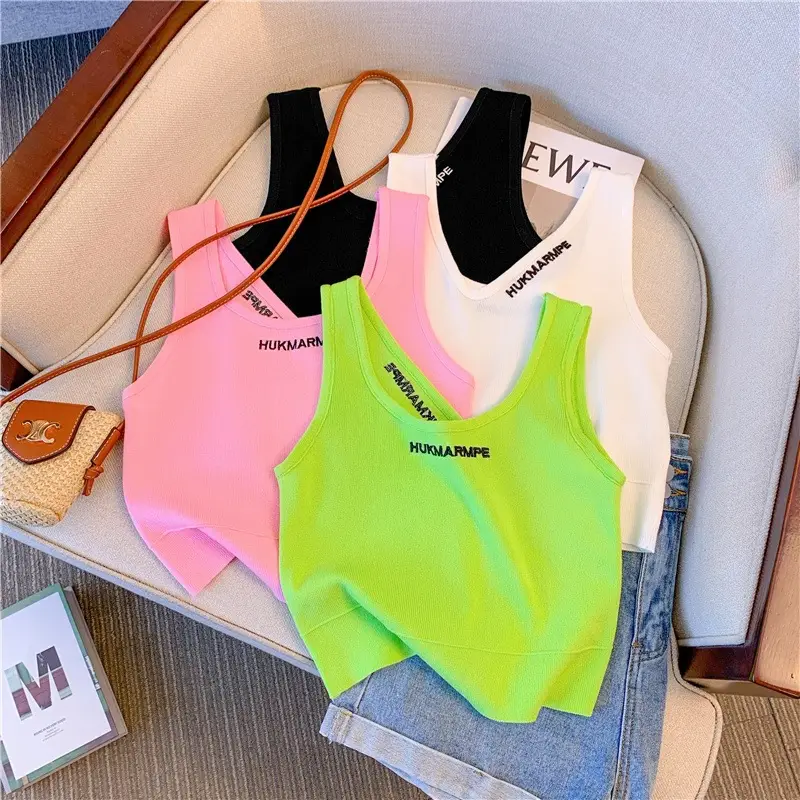 Girls Pink Camisole K-Style 2025 Summer