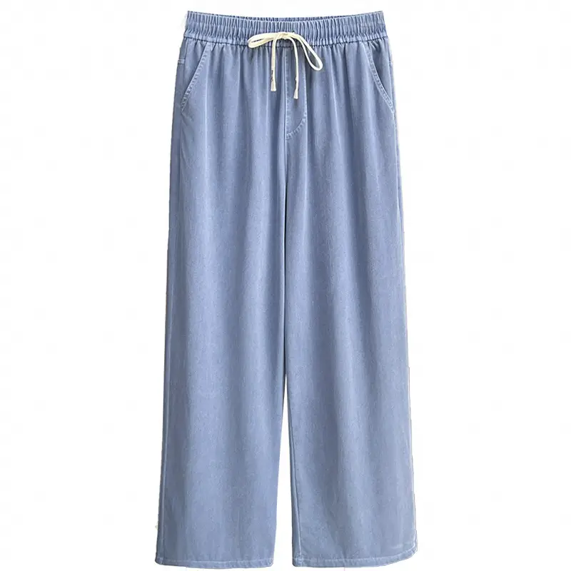 Women Slimming Denim Pants Plus Size Summer Wear