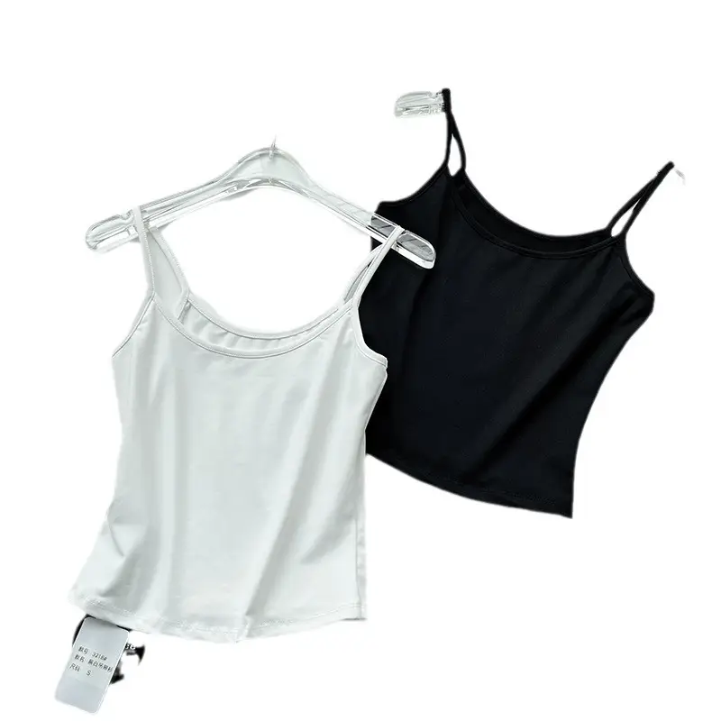 Women's Black & White Sling Top Set Small Elastic Fit