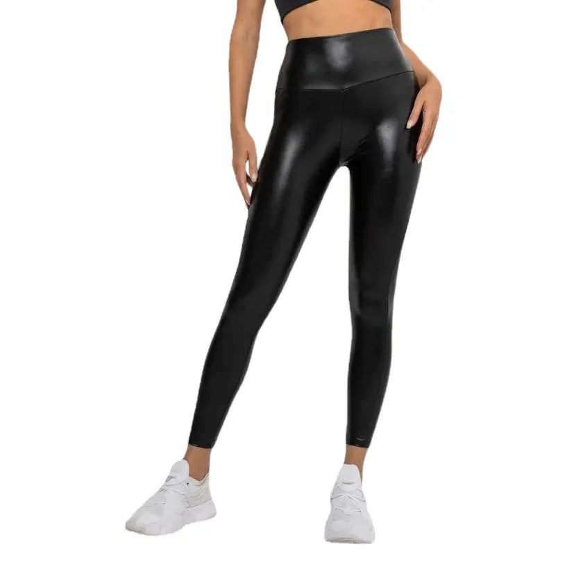 Black High Waist Yoga Leggings for Women