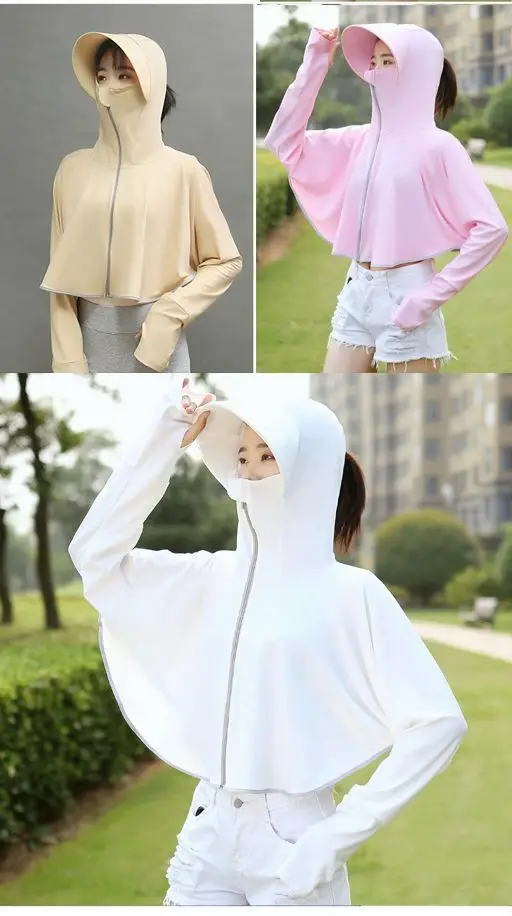 Women's Black Hooded Sun Protection Outerwear 2023 — feature 20