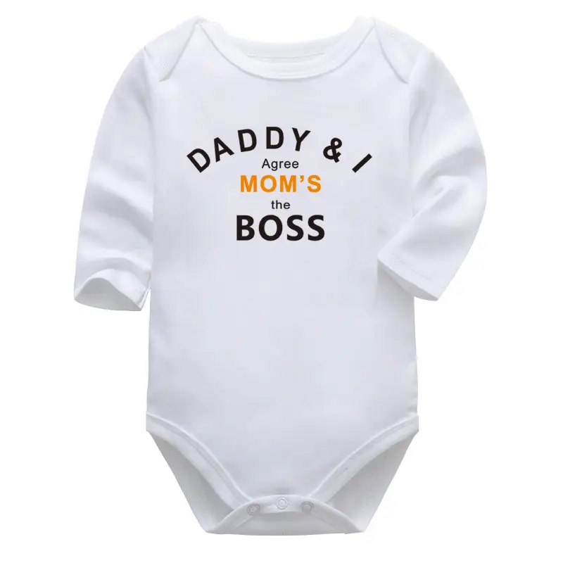 Baby Long Sleeve Body Suit Navy Blue Cloud Print