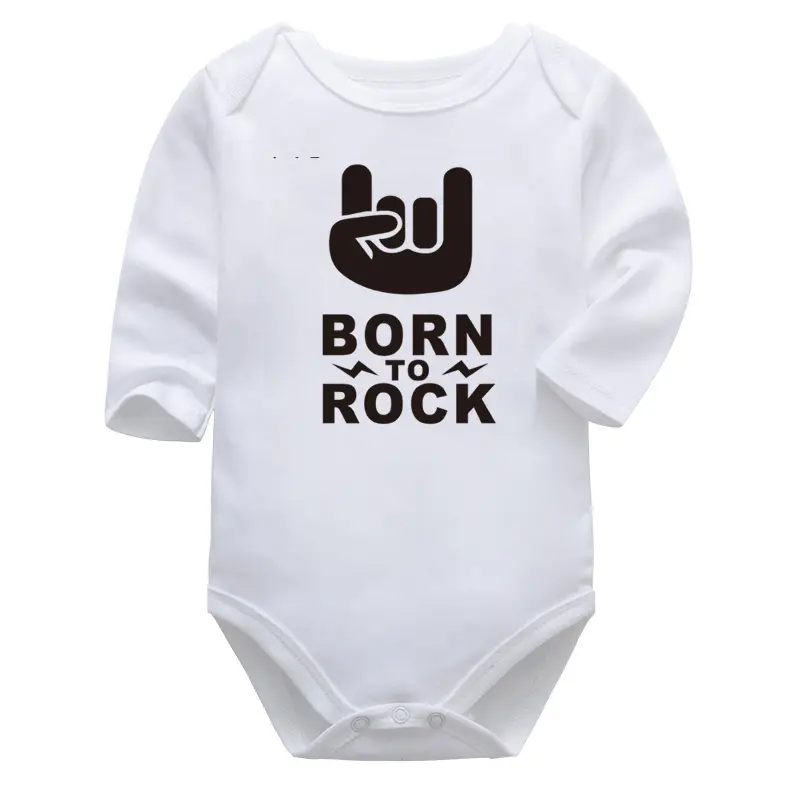 Baby Long Sleeve Body Suit Navy Blue Cloud Print