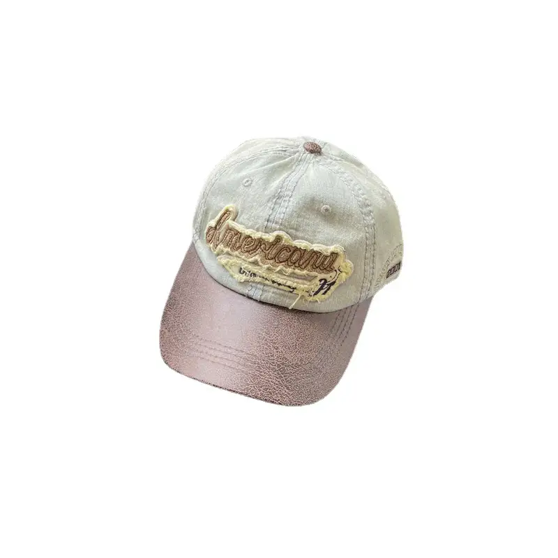 American Retro Brim Cap Women Men Summer Baseball Cap - Image 8