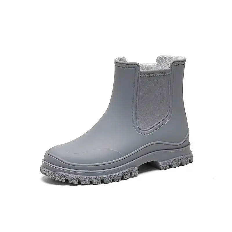 Ready Stock Cross-Border Tpe Fashionable Chelsea Short Rain Boots Women's Rain Boots Non-Slip Water Boots Adult Overshoes Women's Versatile - Image 10