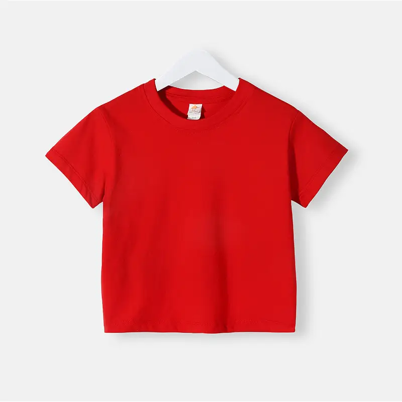 Pink Kids T-Shirt Round Neck Short Sleeve Medium Large