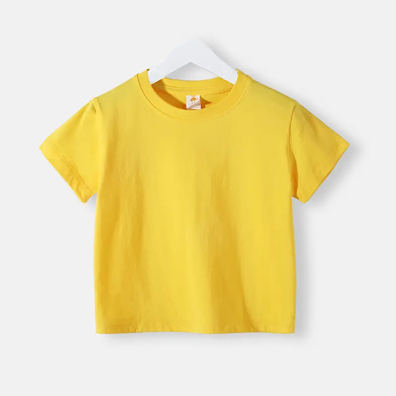 Pink Kids T-Shirt Round Neck Short Sleeve Medium Large