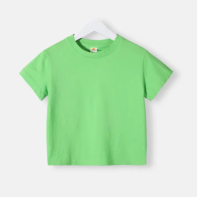 Pink Kids T-Shirt Round Neck Short Sleeve Medium Large