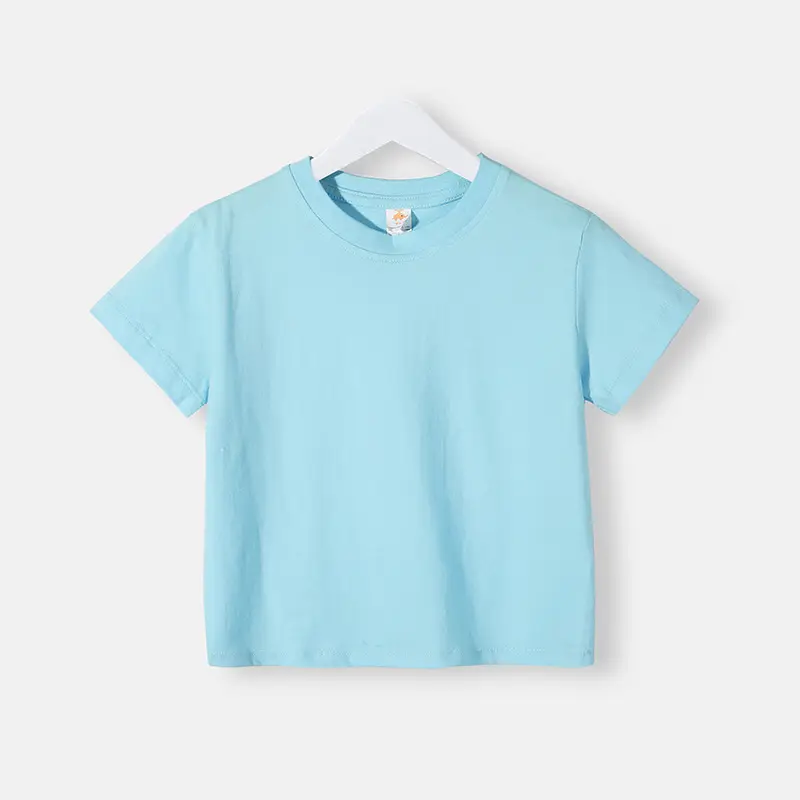 Pink Kids T-Shirt Round Neck Short Sleeve Medium Large