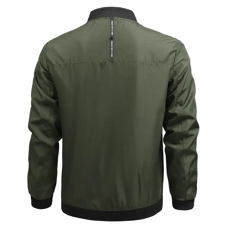 2023 Men's Grey Bomber Jacket Large Casual Sports Wear — feature 12