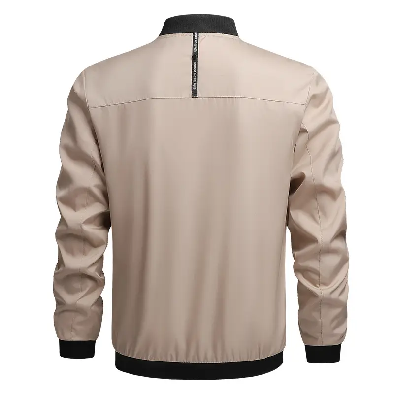 2023 Men's Grey Bomber Jacket Large Casual Sports Wear — feature 15