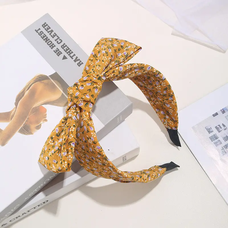 Vintage Printed Floral Headband for Women - Image 3