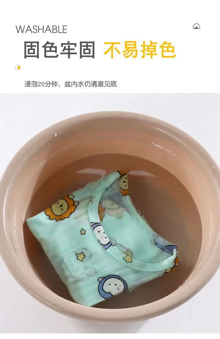 Summer new cotton children's short sleeve suit boys and girls baby ultra-thin homewear air conditioning clothes pajamas baby — feature 2
