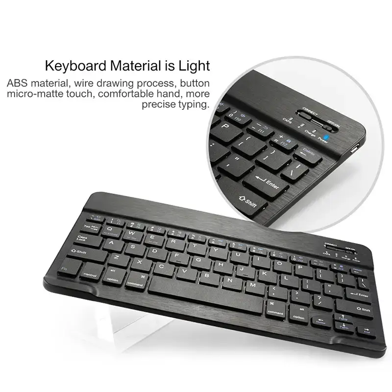 A7 Bluetooth Keyboard Protective Case with Comfortable Rebound — feature 10