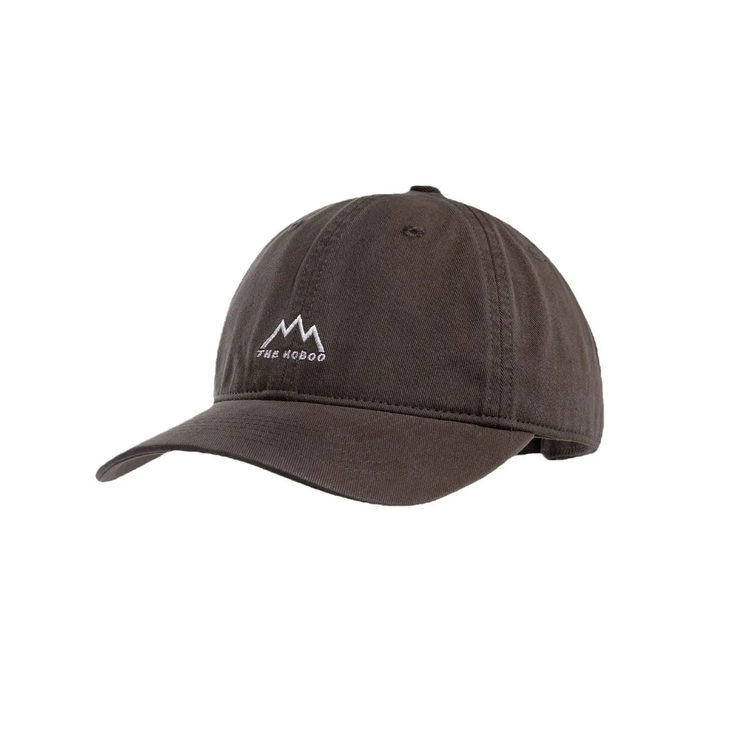 Japanese Style Sunscreen Embroidered Baseball Cap for Men Women Brown - Image 9
