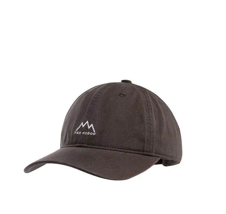 Japanese Style Sunscreen Embroidered Baseball Cap for Men Women Brown — feature 10