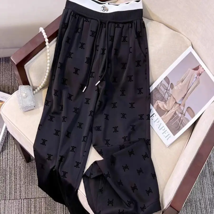 Acetate Wide Legged Pants Female Summer 2023 - Image 2