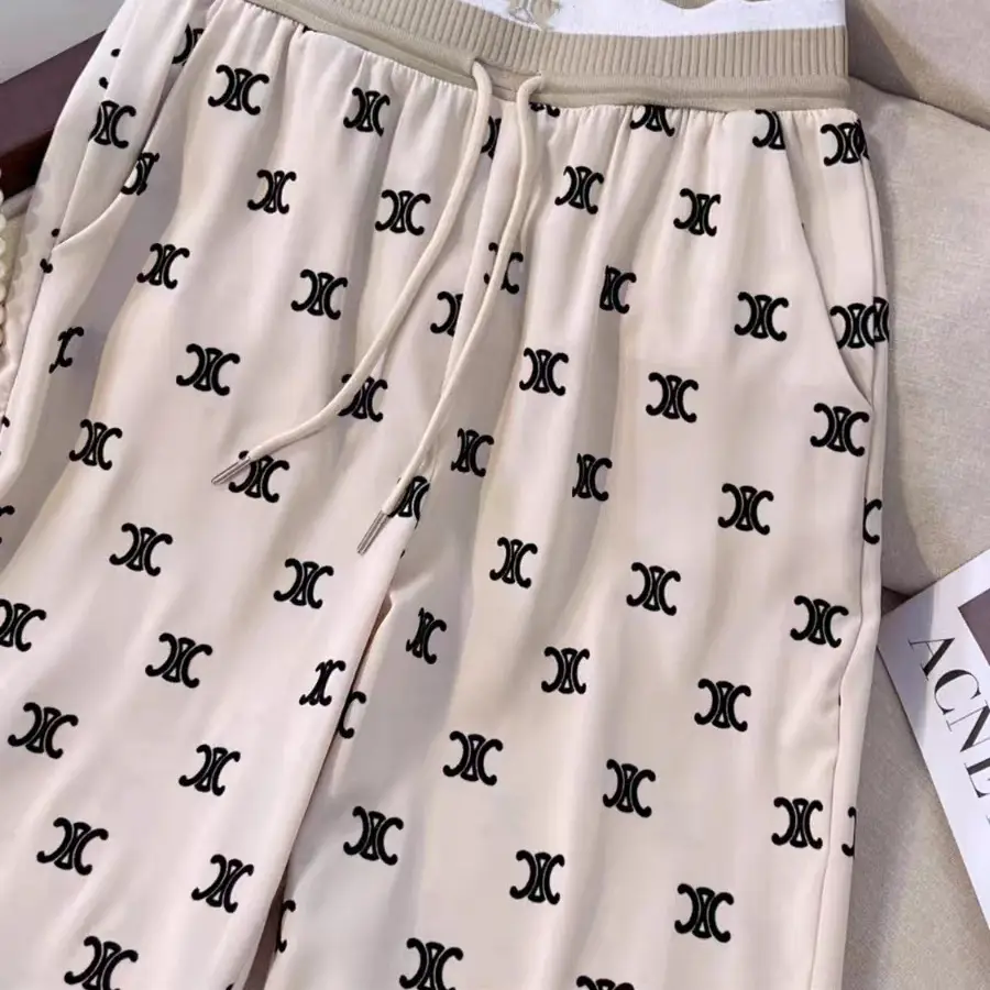 Acetate Wide Legged Pants Female Summer 2023 - Image 4