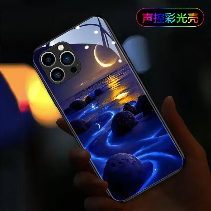iPhone 17 Pro Max Phone Case Moon Sea Design - Image 2