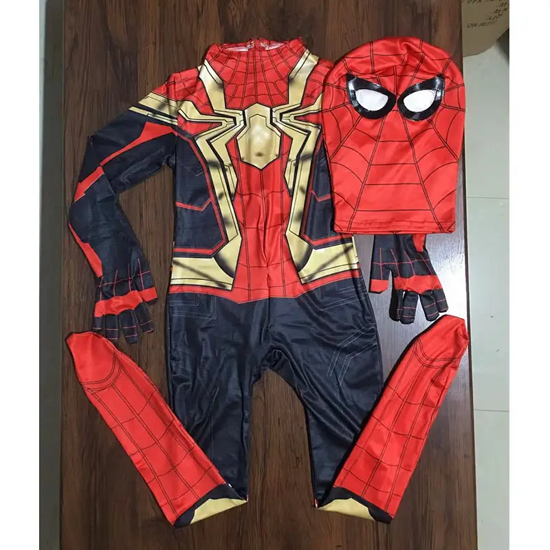 Children Spider-Man Black Tights Cosplay Suit - Image 17