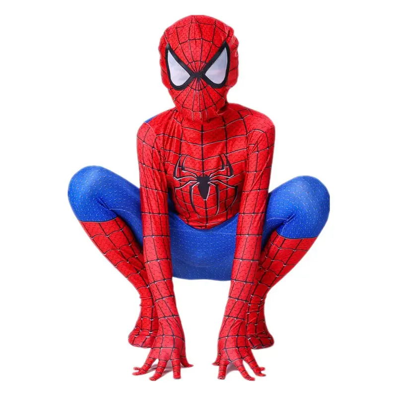 Children Spider-Man Black Tights Cosplay Suit
