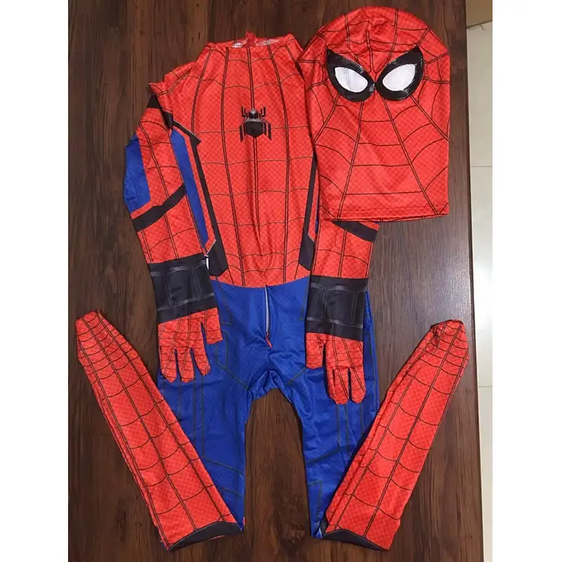Children Spider-Man Black Tights Cosplay Suit - Image 5