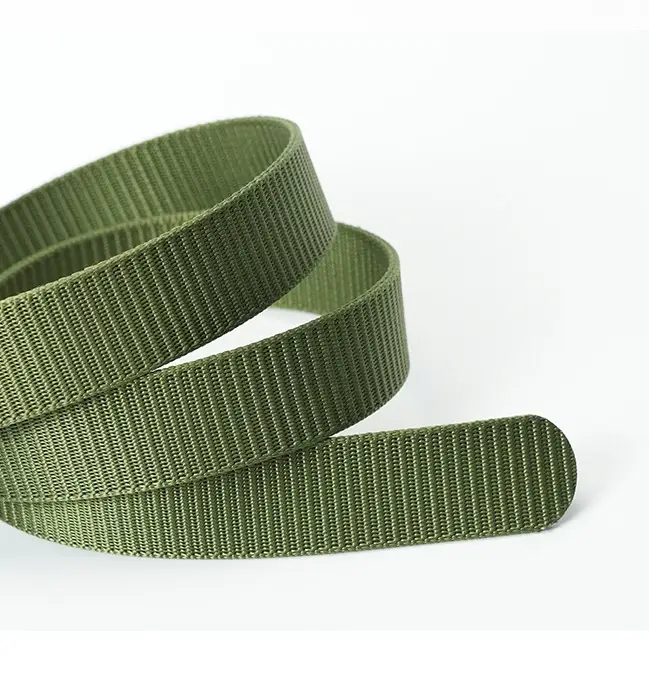 Men's Black Nylon Tactical Belt with Silver Buckle — feature 16