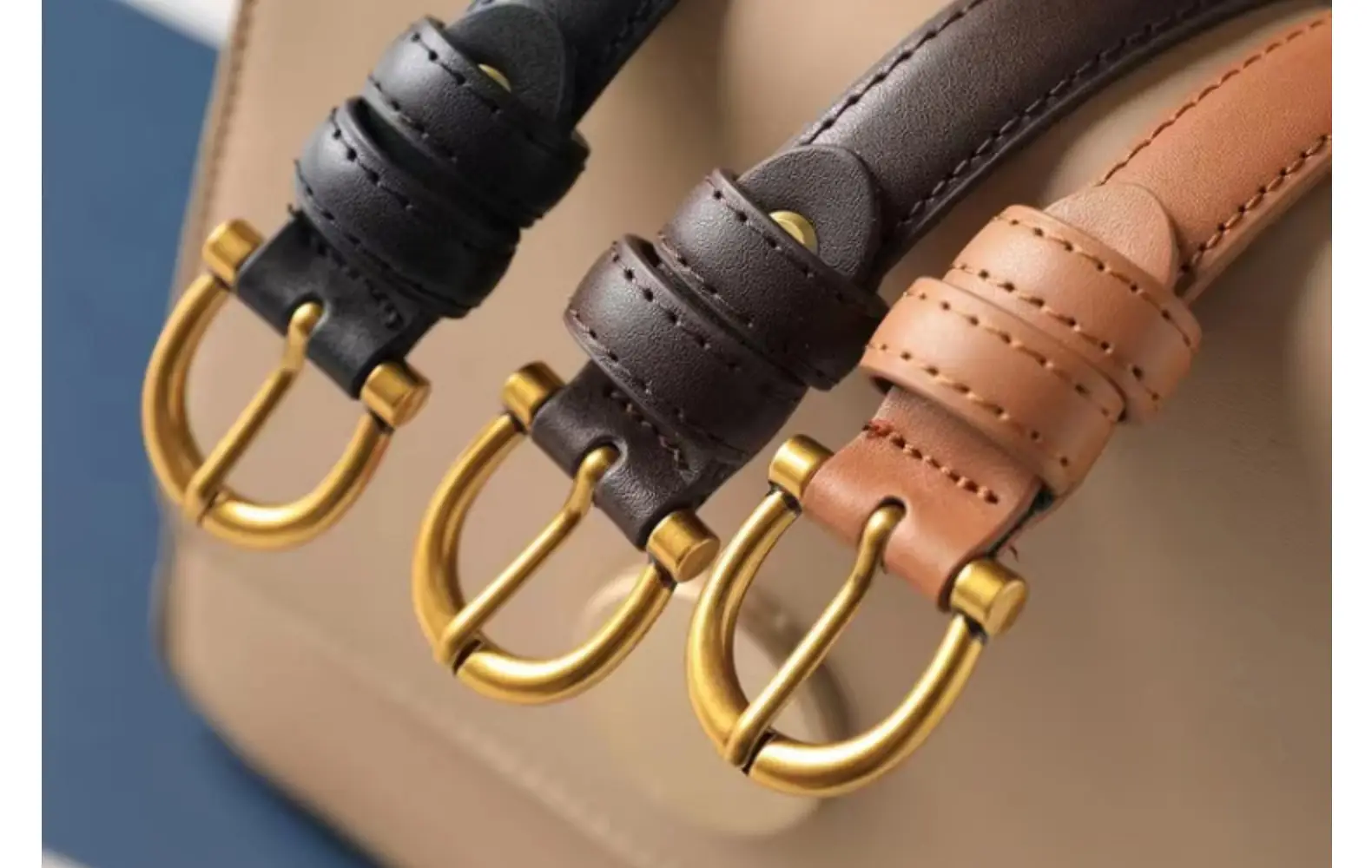 Women's Retro Cowhide Leather Belt 5 Colors — feature 18
