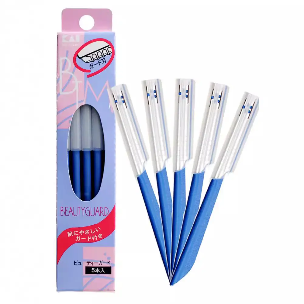 Japan's Original Safety Eyebrow Trimmer Set with Red Safety Guard - Image 4