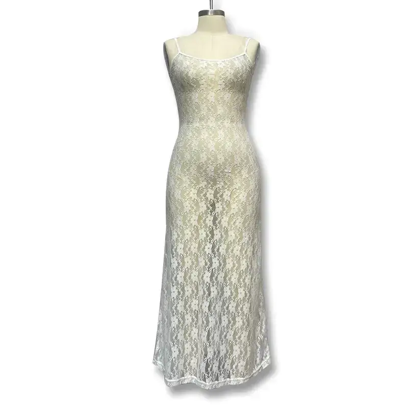 Black Lace Backless Dress for Women — feature 33