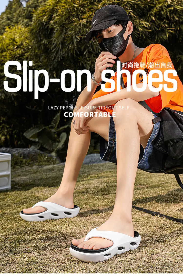 Large Size Summer Couple's Casual Fashion Sports Flip-Flops Comfortable Soft Bottom Sandals Thick Bottom Lightweight Non-slip Slippers — feature 1