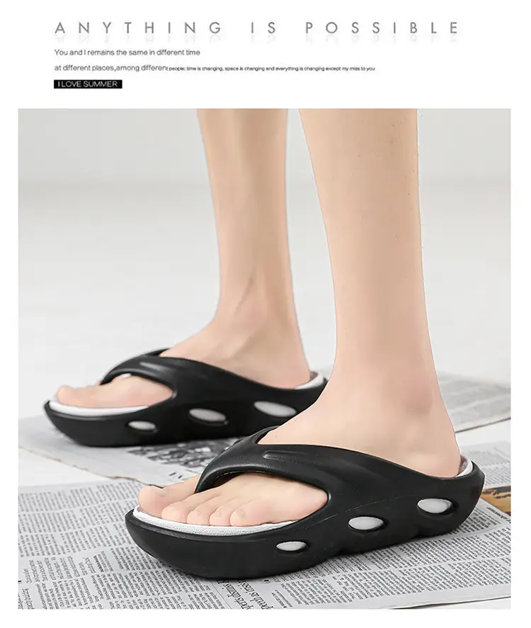 Large Size Summer Couple's Casual Fashion Sports Flip-Flops Comfortable Soft Bottom Sandals Thick Bottom Lightweight Non-slip Slippers — feature 25