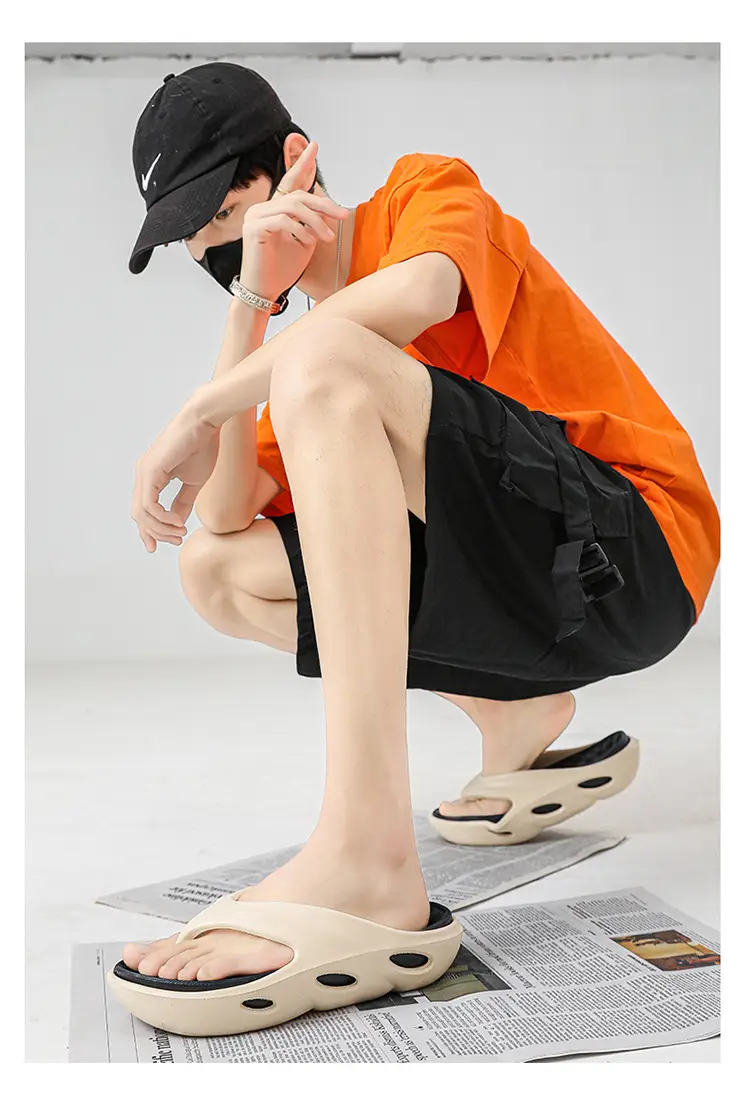 Large Size Summer Couple's Casual Fashion Sports Flip-Flops Comfortable Soft Bottom Sandals Thick Bottom Lightweight Non-slip Slippers — feature 33