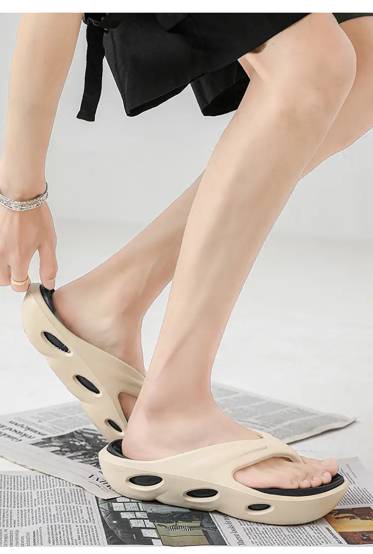 Large Size Summer Couple's Casual Fashion Sports Flip-Flops Comfortable Soft Bottom Sandals Thick Bottom Lightweight Non-slip Slippers — feature 4