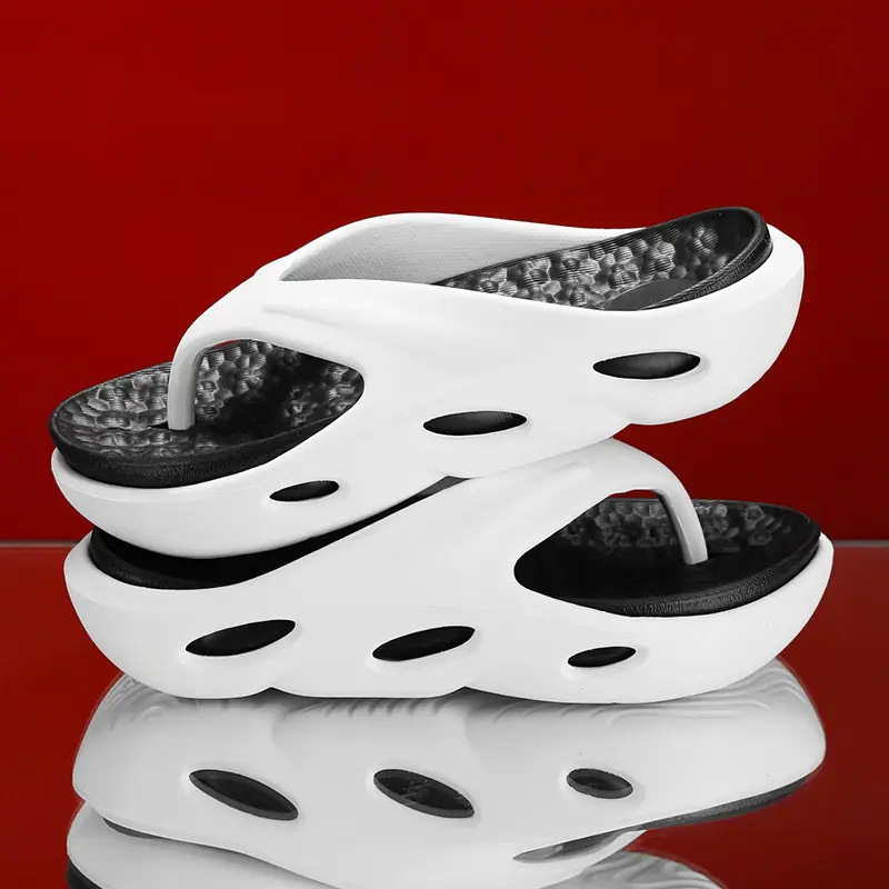 Large Size Summer Couple's Casual Fashion Sports Flip-Flops Comfortable Soft Bottom Sandals Thick Bottom Lightweight Non-slip Slippers - Image 1