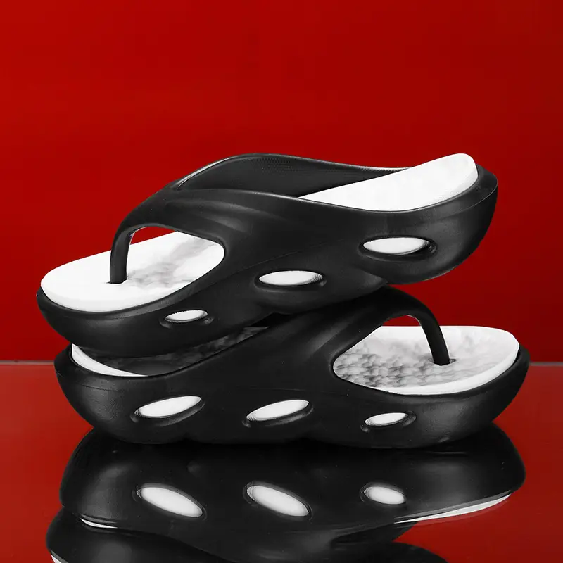 Large Size Summer Couple's Casual Fashion Sports Flip-Flops Comfortable Soft Bottom Sandals Thick Bottom Lightweight Non-slip Slippers - Image 2