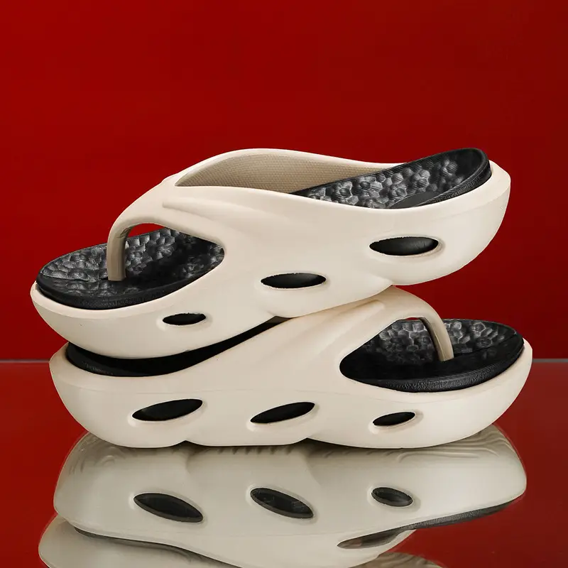 Large Size Summer Couple's Casual Fashion Sports Flip-Flops Comfortable Soft Bottom Sandals Thick Bottom Lightweight Non-slip Slippers - Image 3