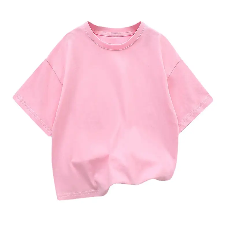 White Cotton Crewneck T-Shirt for Girls Summer 2025 - Image 14