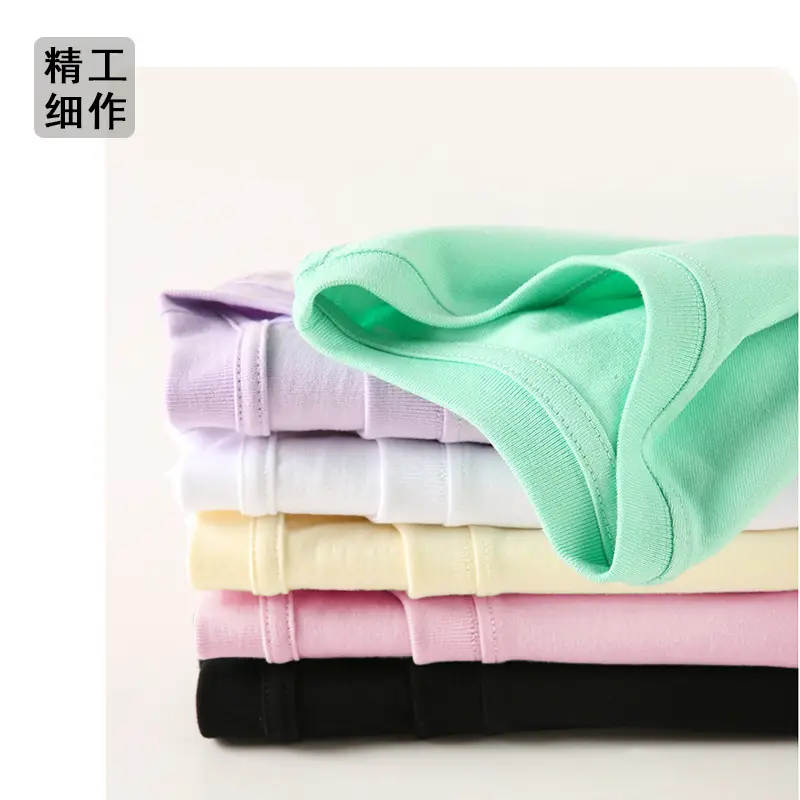 White Cotton Crewneck T-Shirt for Girls Summer 2025 β feature 7