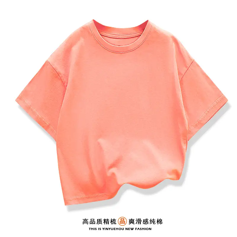 White Cotton Crewneck T-Shirt for Girls Summer 2025 - Image 11