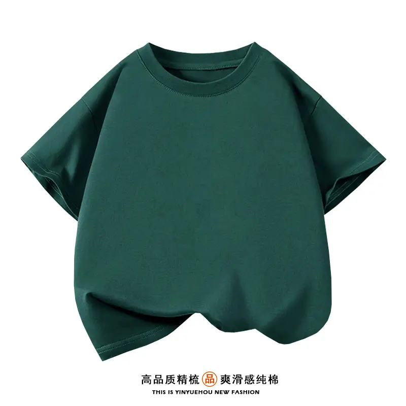 White Cotton Crewneck T-Shirt for Girls Summer 2025 - Image 13